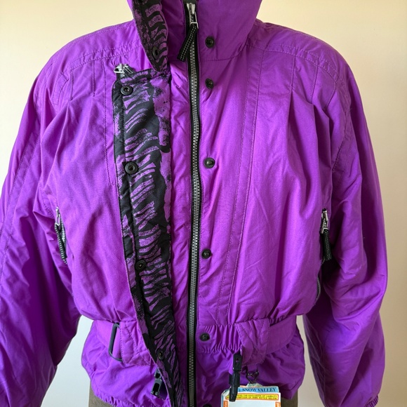 Must Have Vintage 80s/90s Obermeyer Retro ski jacket in bold purple 💜 - Picture 11 of 15
